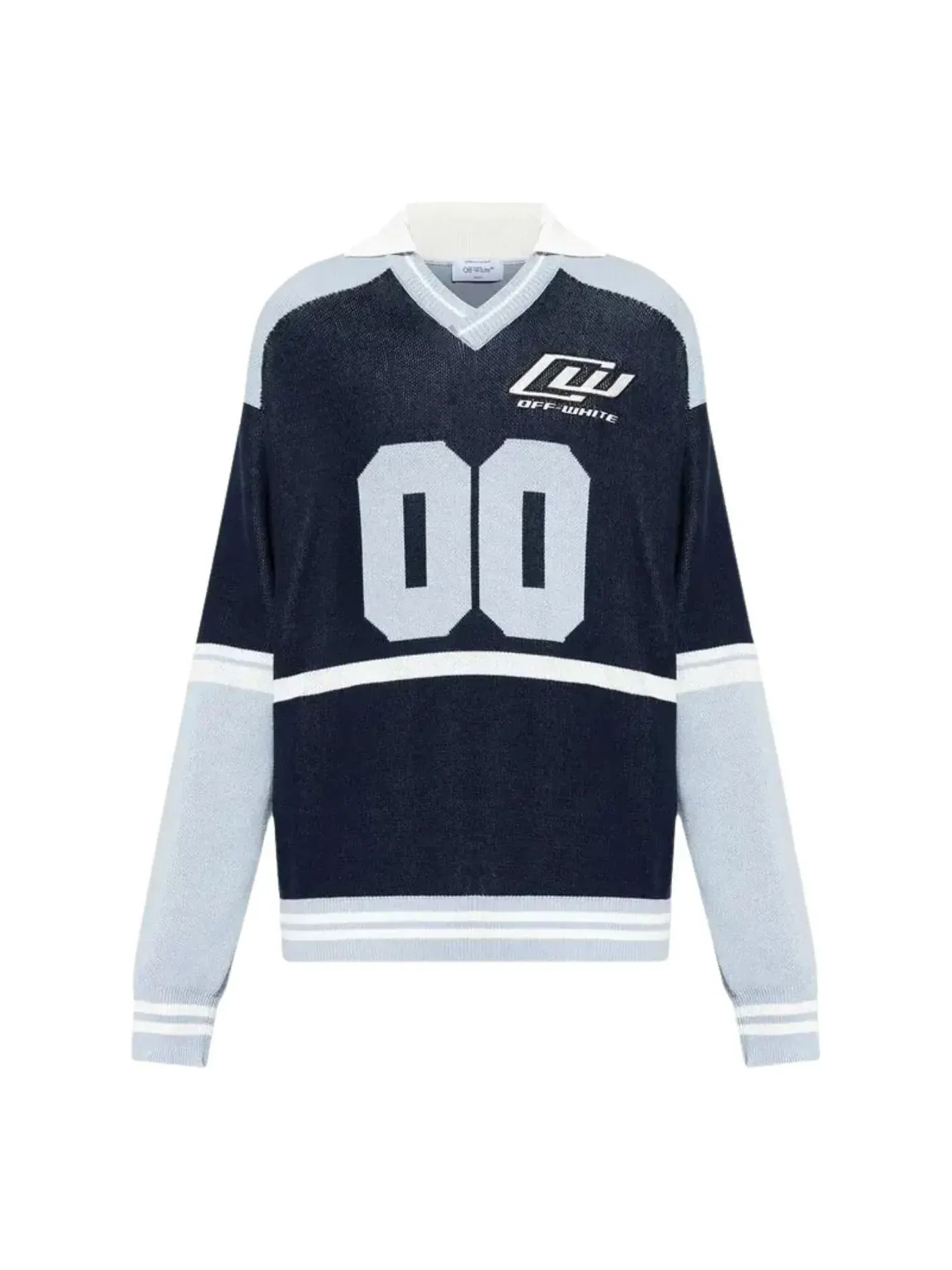 Поло Off-White OWR 00 Sporty Knit с длинными рукавами — изображение 1 из 1, черный
