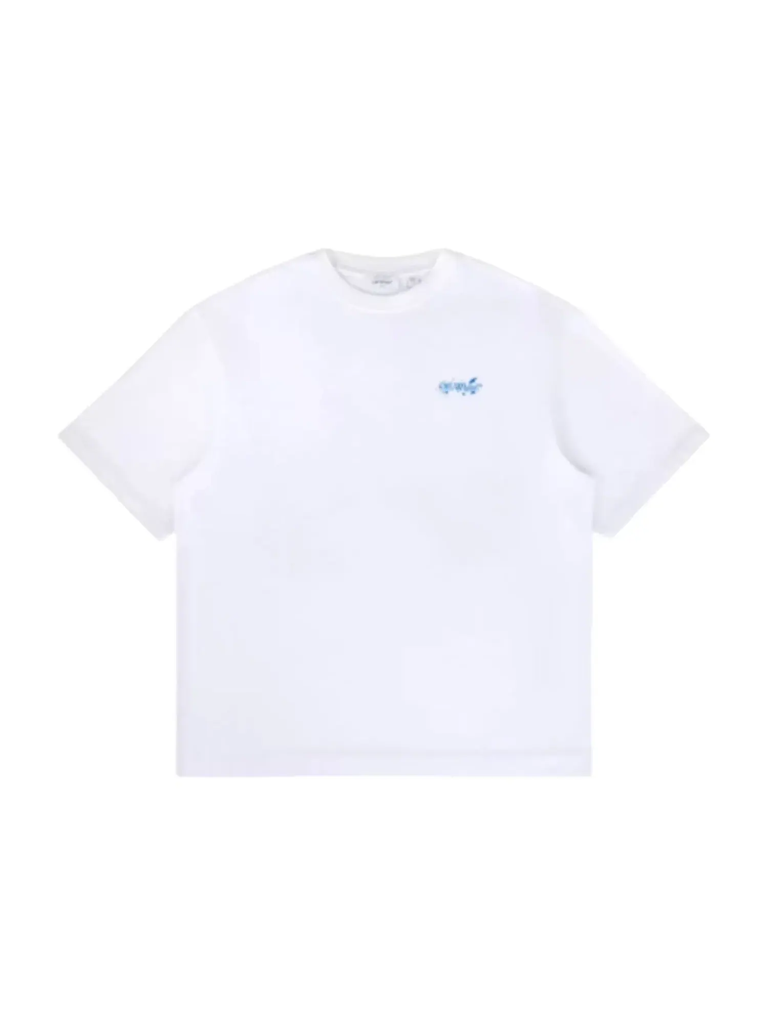 Футболка Off-White с рисунком в виде брызг краски и стрелок — изображение 2 из 2, белый