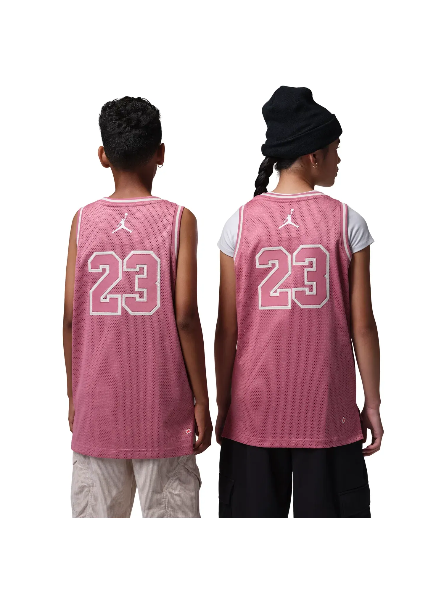 Детская футболка Jordan Brooklyn 23 Jersey Desert Berry — изображение 2 из 2, красный