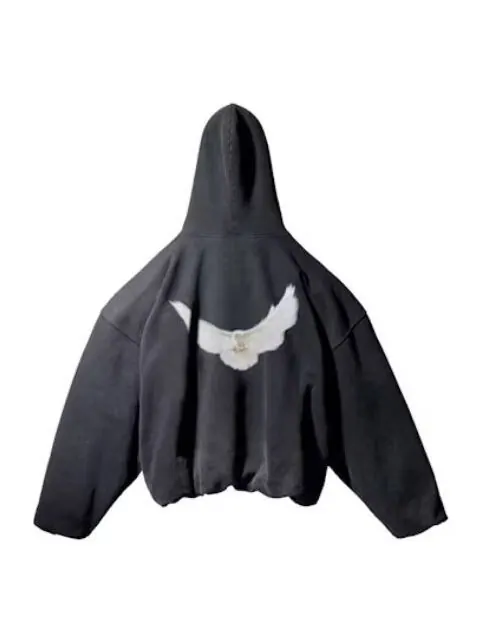 Толстовка engineered by balenciaga ss22 dove hoodie 'black' Yeezy Gap — изображение 2 из 2, черный