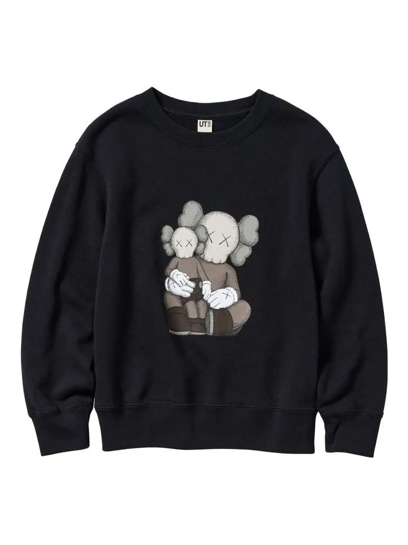 Футболка UNIQLO x KAWS Tokyo Graphic UT Sweatshirt 'Black'
