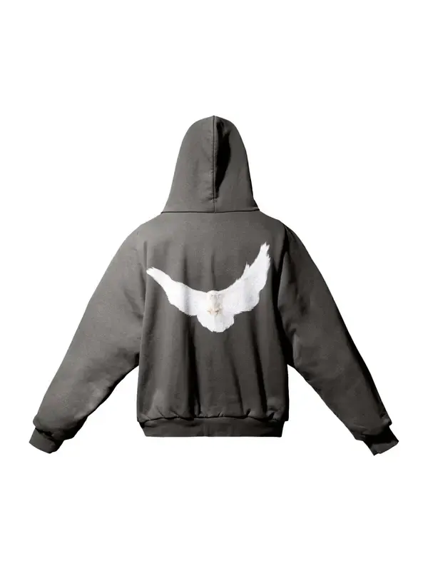 Толстовка engineered by balenciaga ss22 dove shrunken hoodie 'gray' Yeezy Gap — изображение 2 из 2, серый