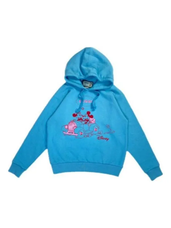 Толстовка Gucci x Disney Graphic Hoodie — изображение 1 из 2, светлый синий/розовый