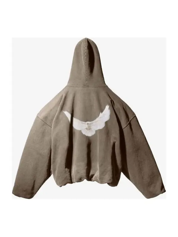 Толстовка engineered by balenciaga ss22 dove hoodie 'beige' Yeezy Gap — изображение 2 из 2, бежевый