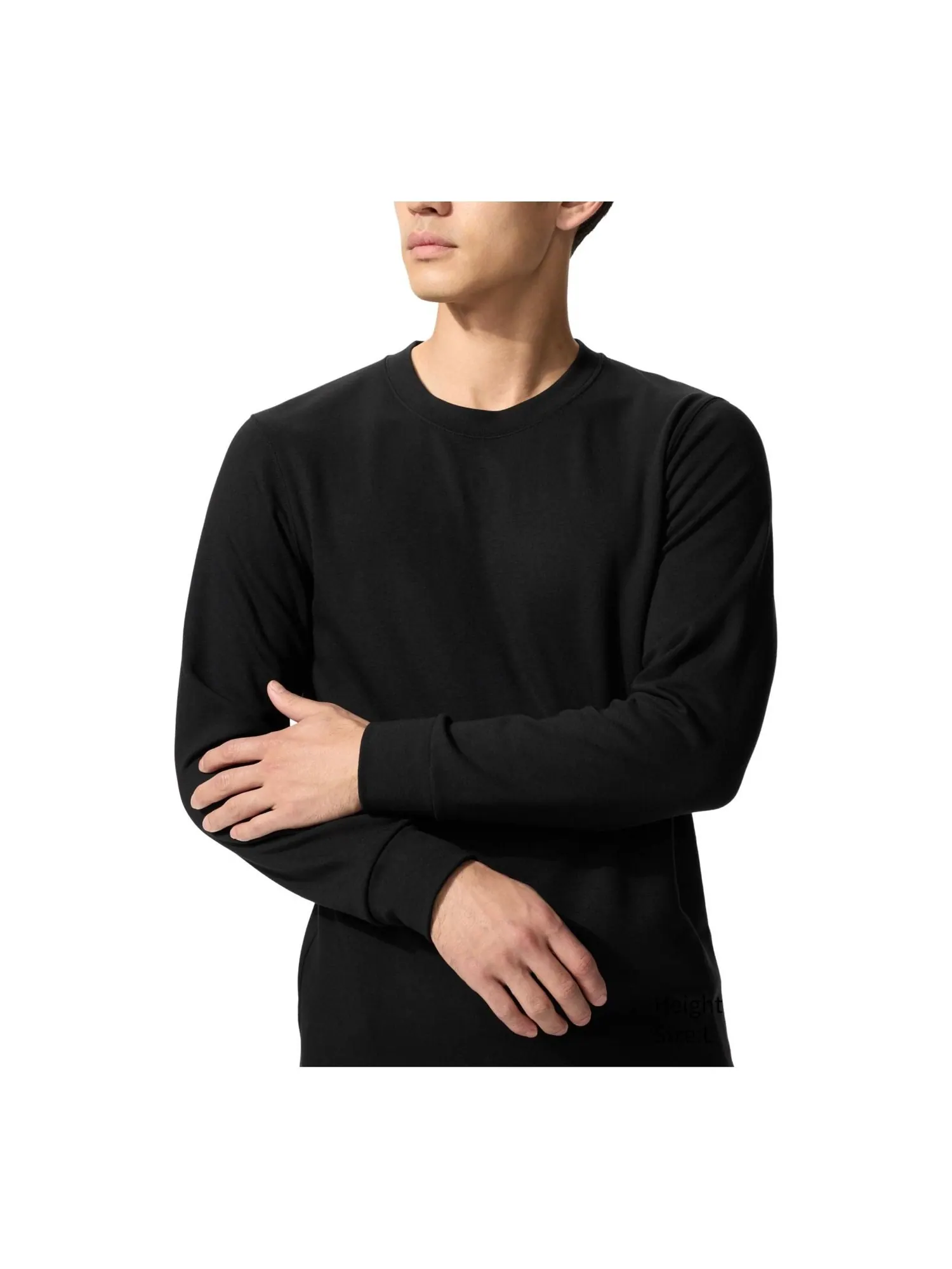 Ультратеплая футболка с круглым вырезом UNIQLO HEATTECH
