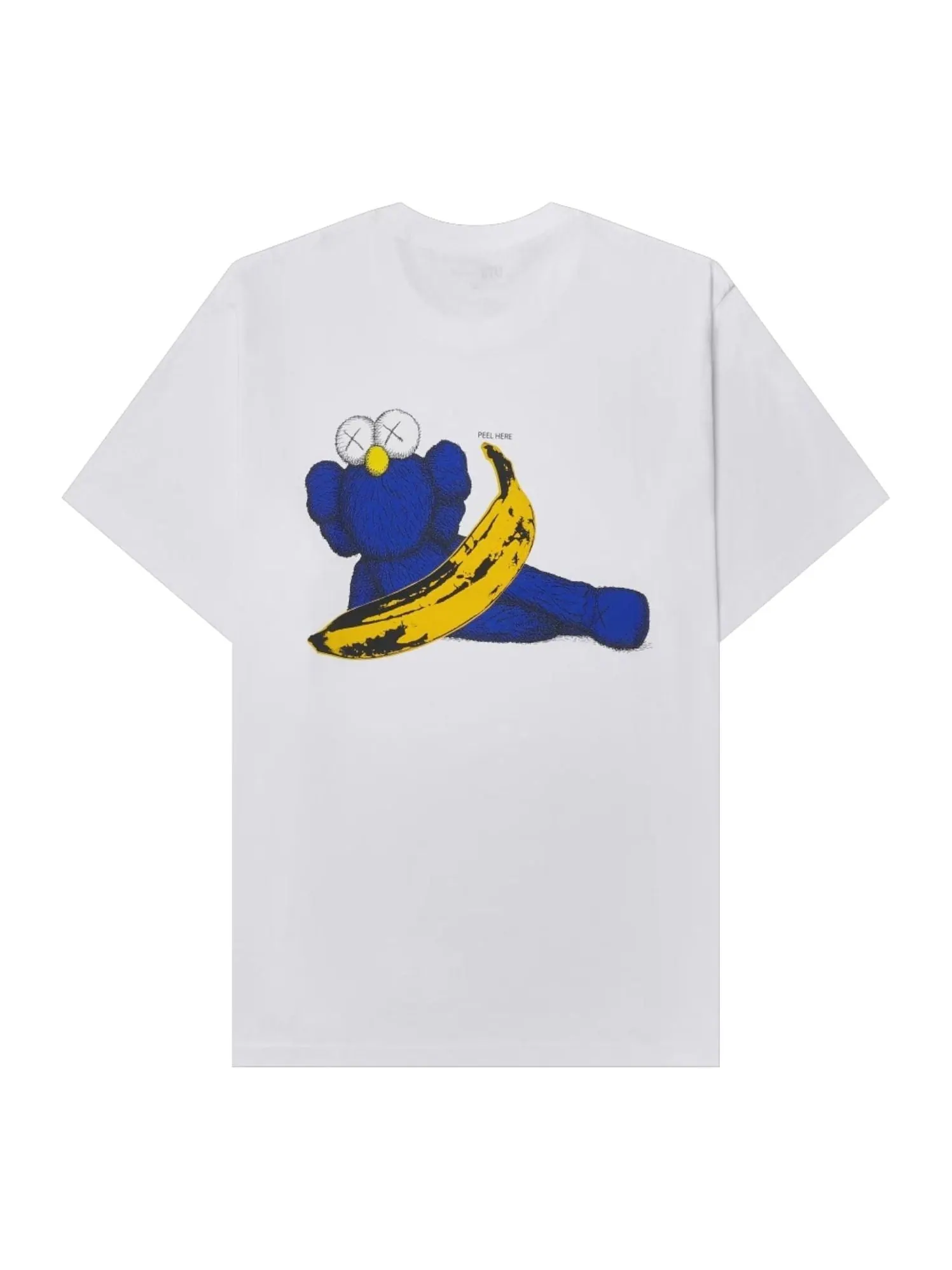 Футболка UNIQLO x KAWS Graphic UT T-Shirt Asia Sizing 'White' — изображение 2 из 2, белый