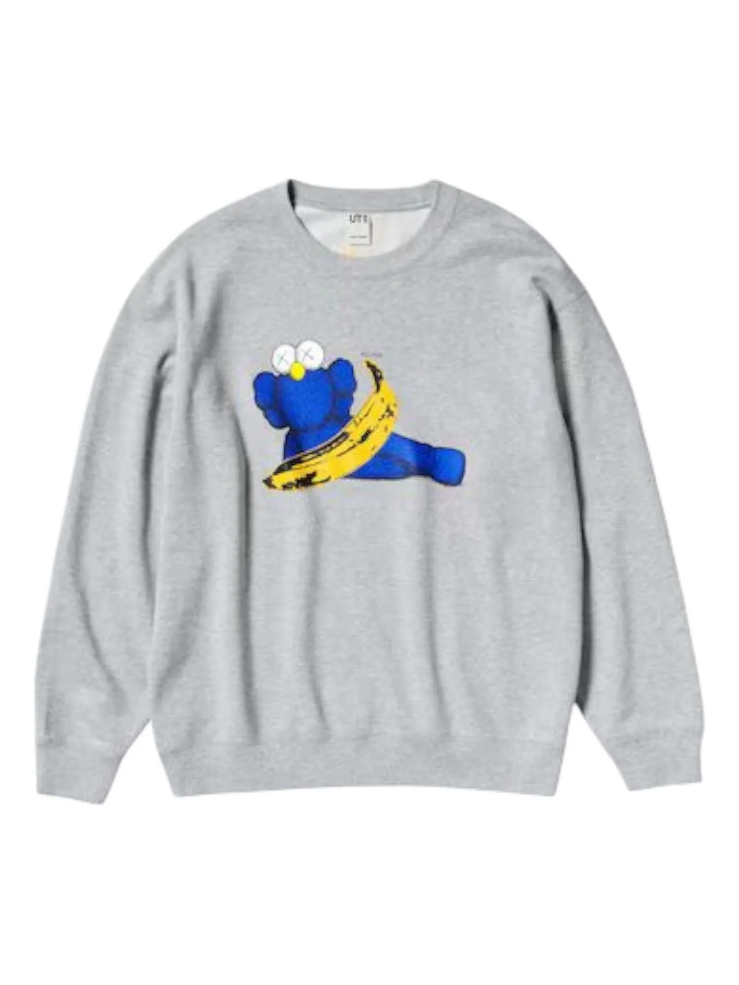 Толстовка UNIQLO x KAWS x Warhol Graphic Sweatshirt 'Grey'