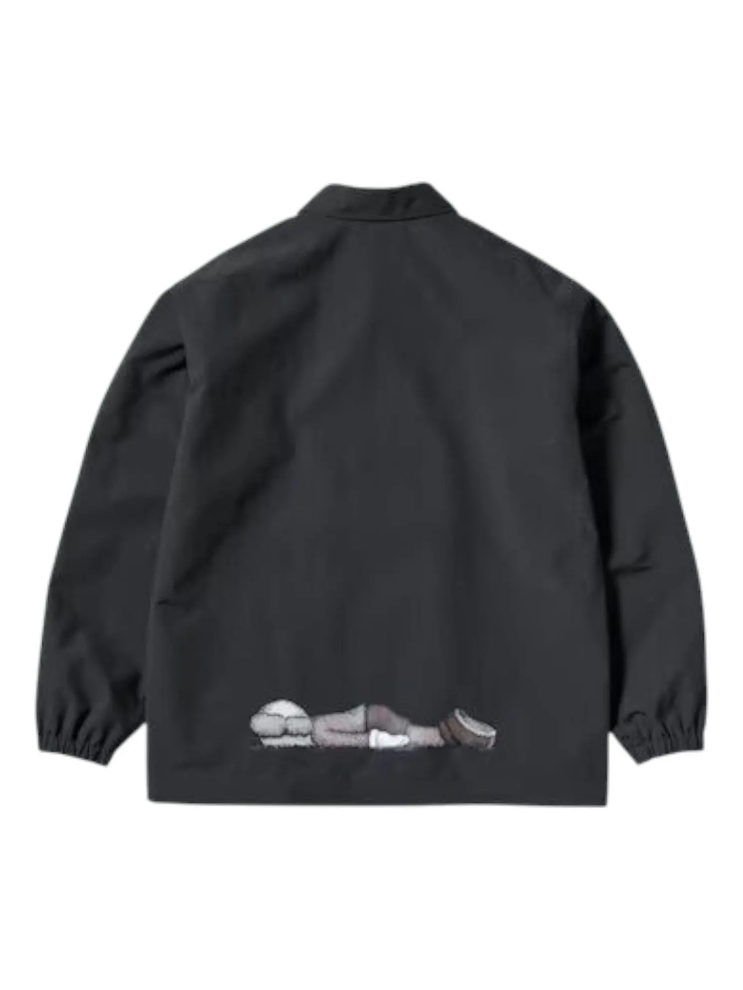 Куртка UNIQLO x KAWS x Warhol Coach Jacket 'Black' — изображение 2 из 2, черный
