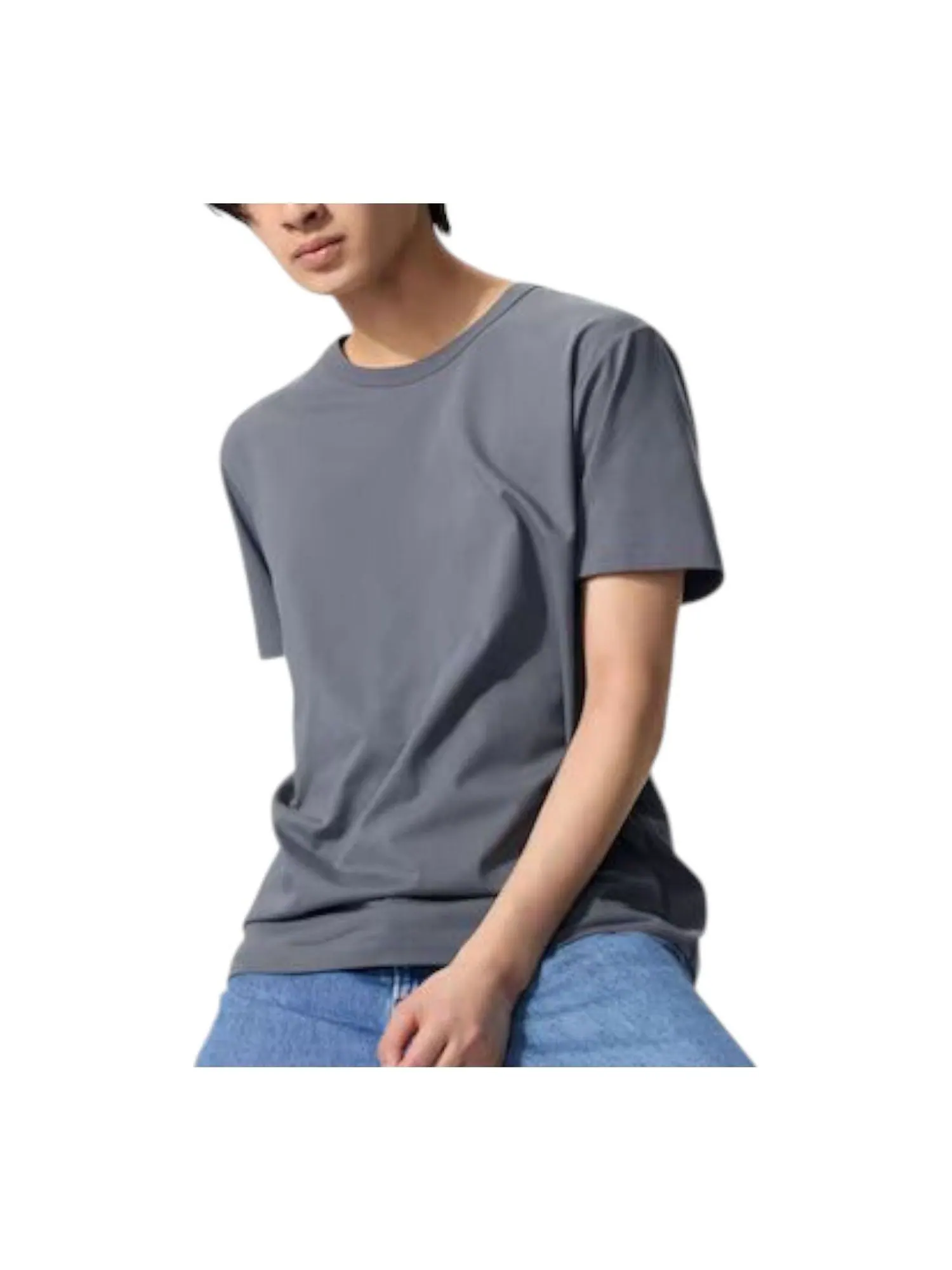 Хлопковая футболка UNIQLO AIRism