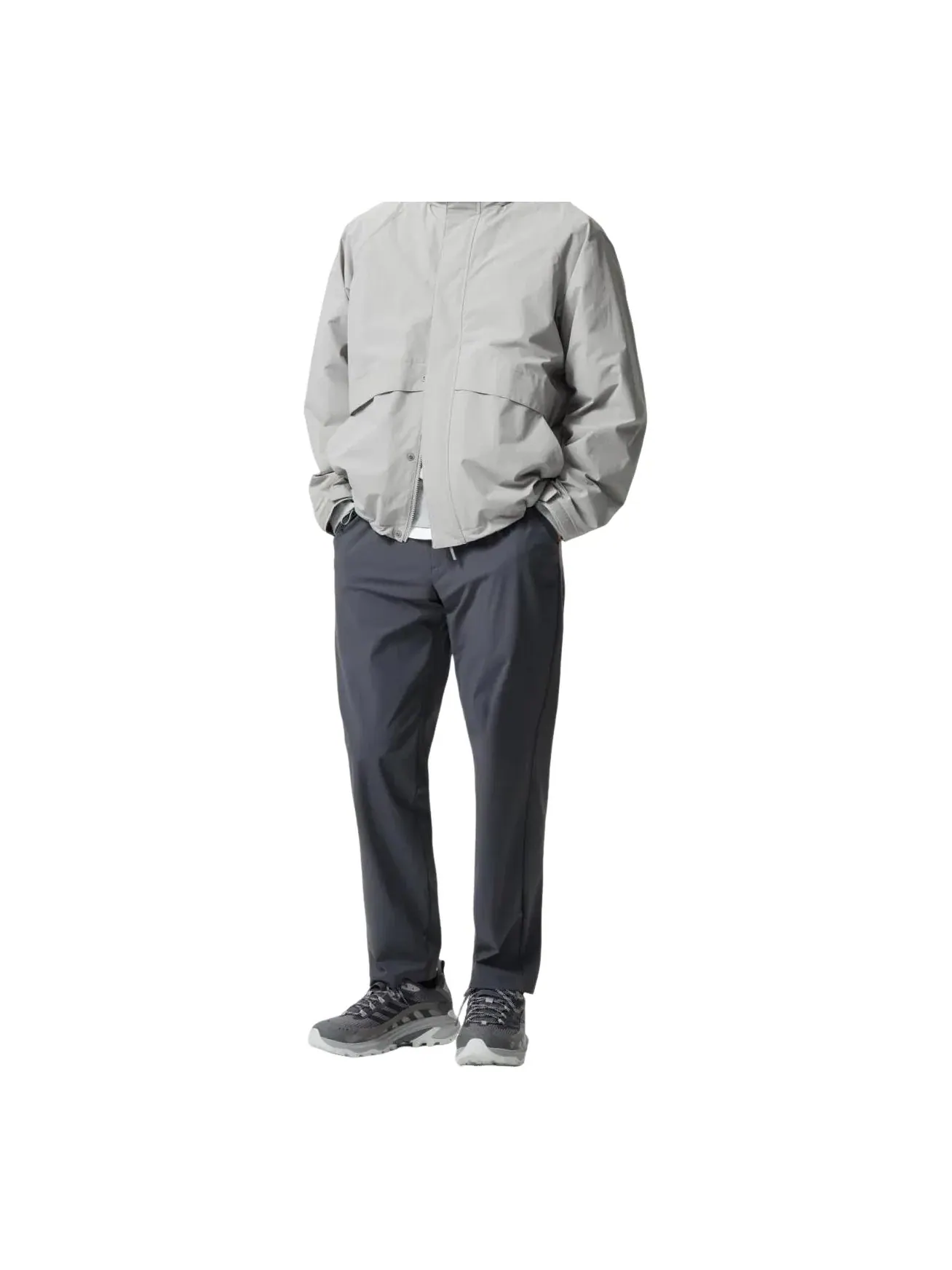 Брюки UNIQLO Ultra Stretch — изображение 1 из 2, серый