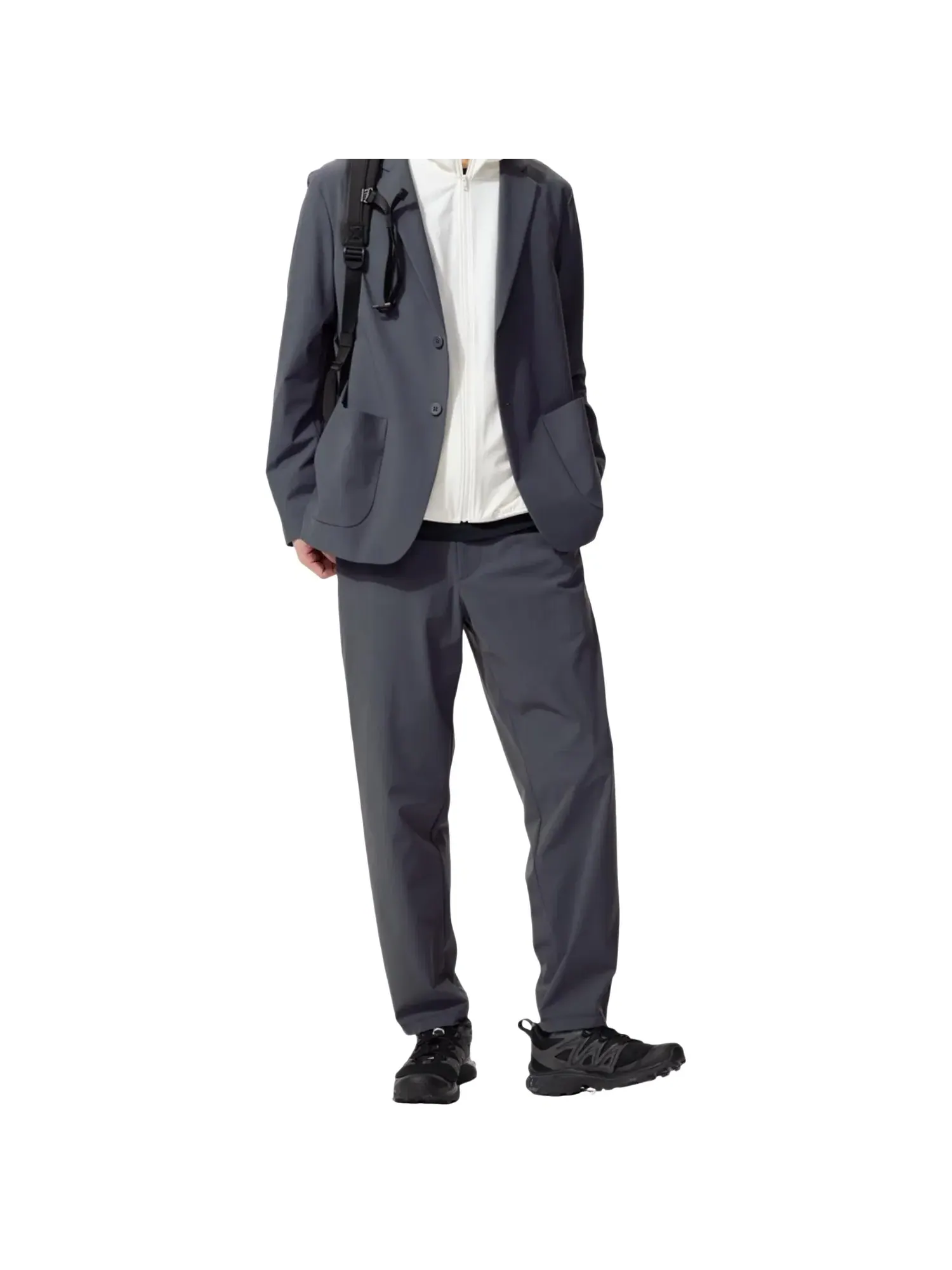 Брюки UNIQLO Ultra Stretch — изображение 2 из 2, серый