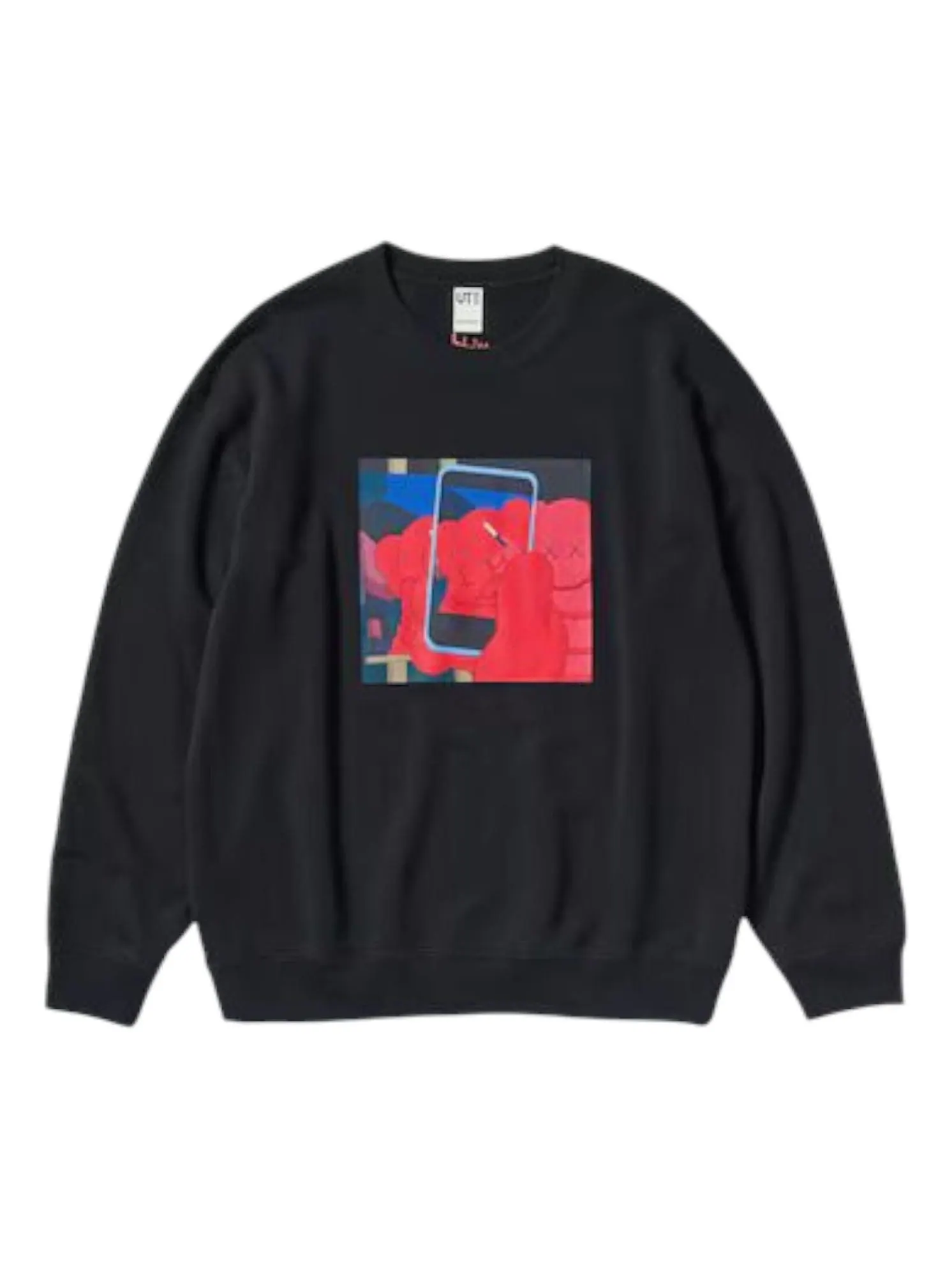 Футболка UNIQLO x KAWS x Warhol Graphic Sweatshirt 'Black'
