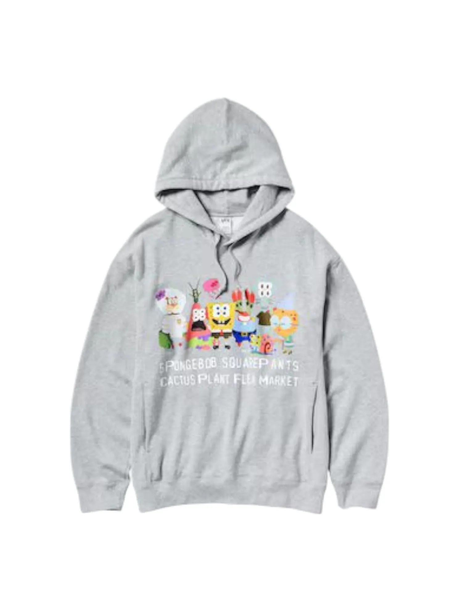 Худи UNIQLO x Cactus Plant Flea Market Spongebob Squarepants Hoodie 'Grey'