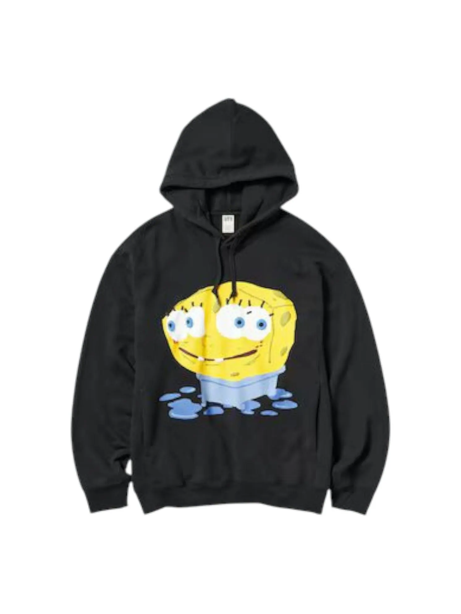 Худи UNIQLO x Cactus Plant Flea Market Spongebob Squarepants Hoodie 'Black'