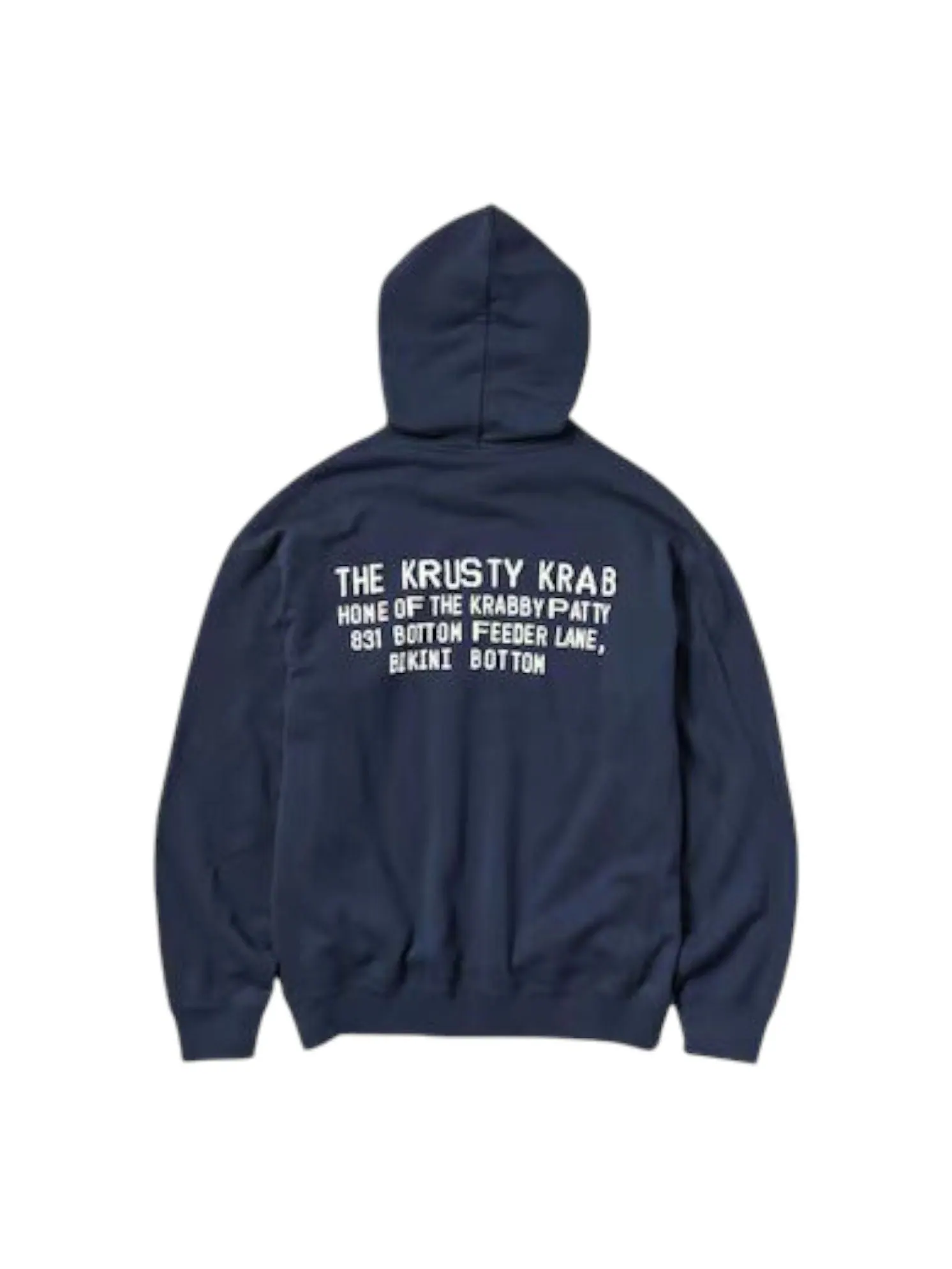 Худи UNIQLO x Cactus Plant Flea Market Spongebob Squarepants Hoodie 'Navy' — изображение 2 из 5, темно-синий