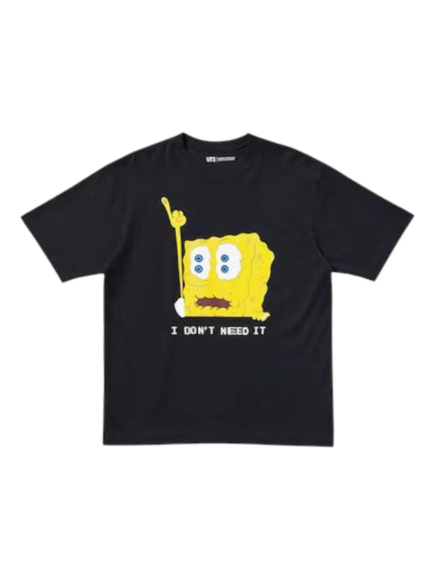 Худи UNIQLO x Cactus Plant Flea Market Spongebob Squarepants T-Shirt 'Black'