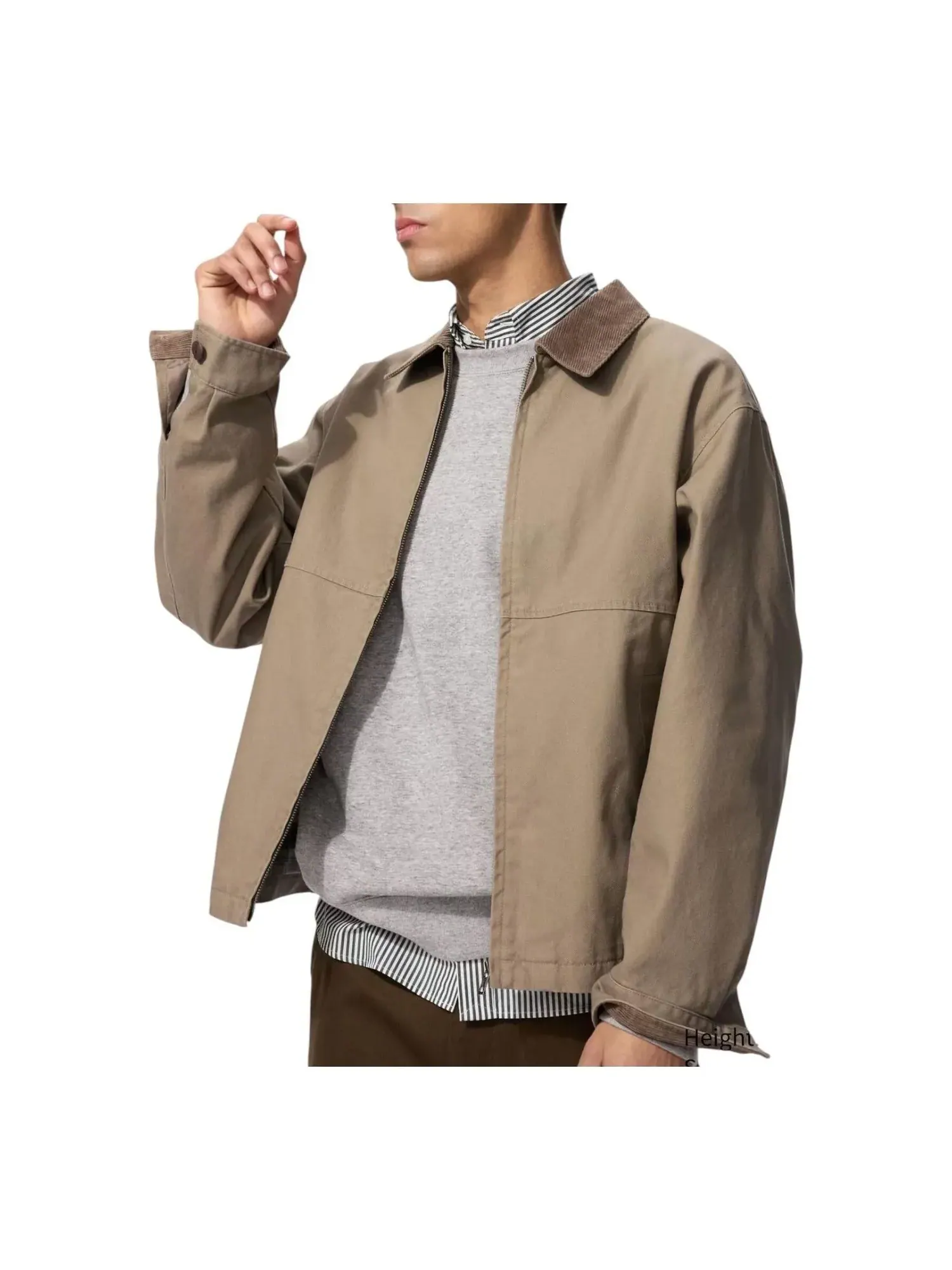 Короткая блузон на молнии UNIQLO