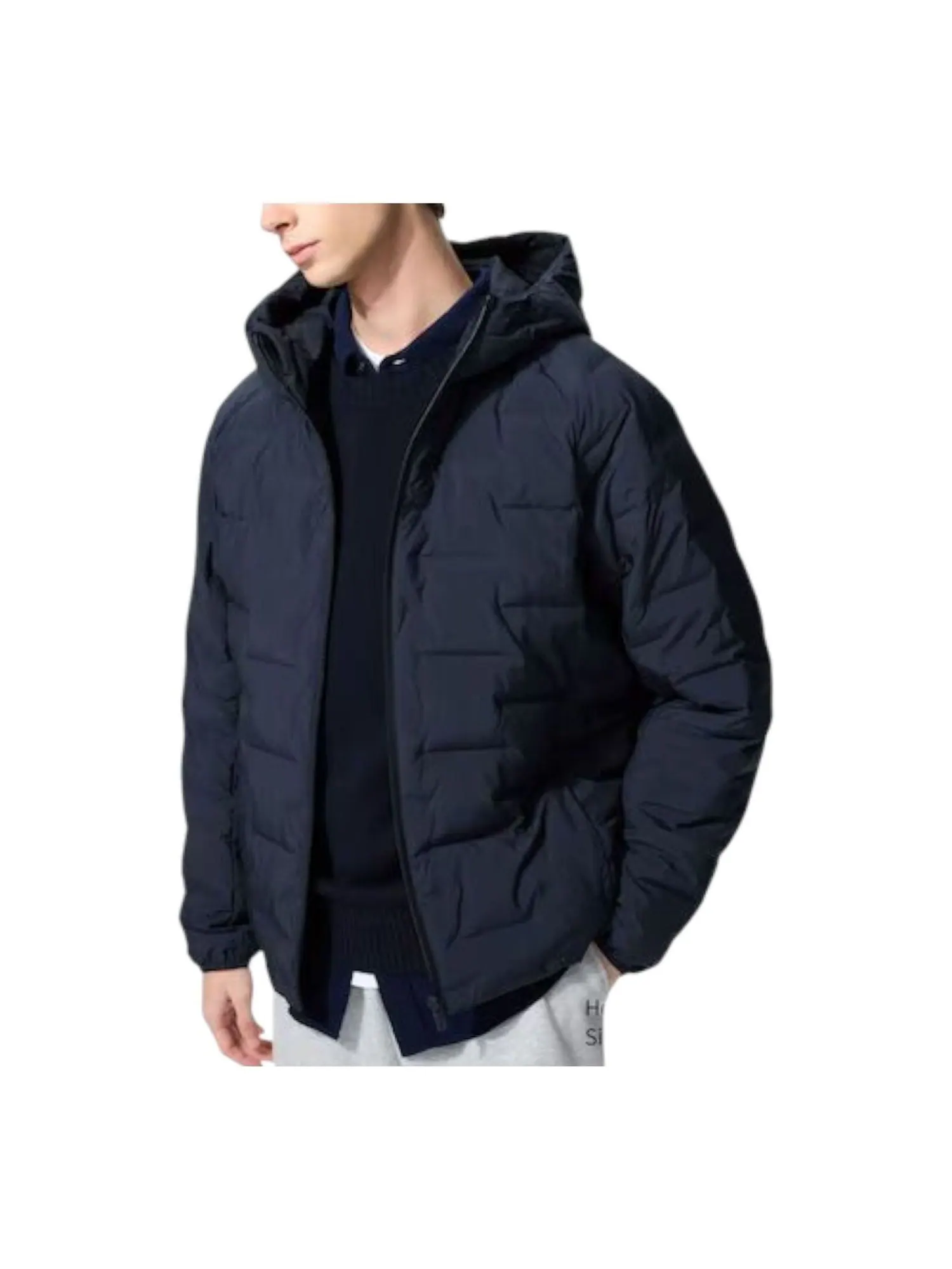 Парка Uniqlo Pufftech «Темно-синий»