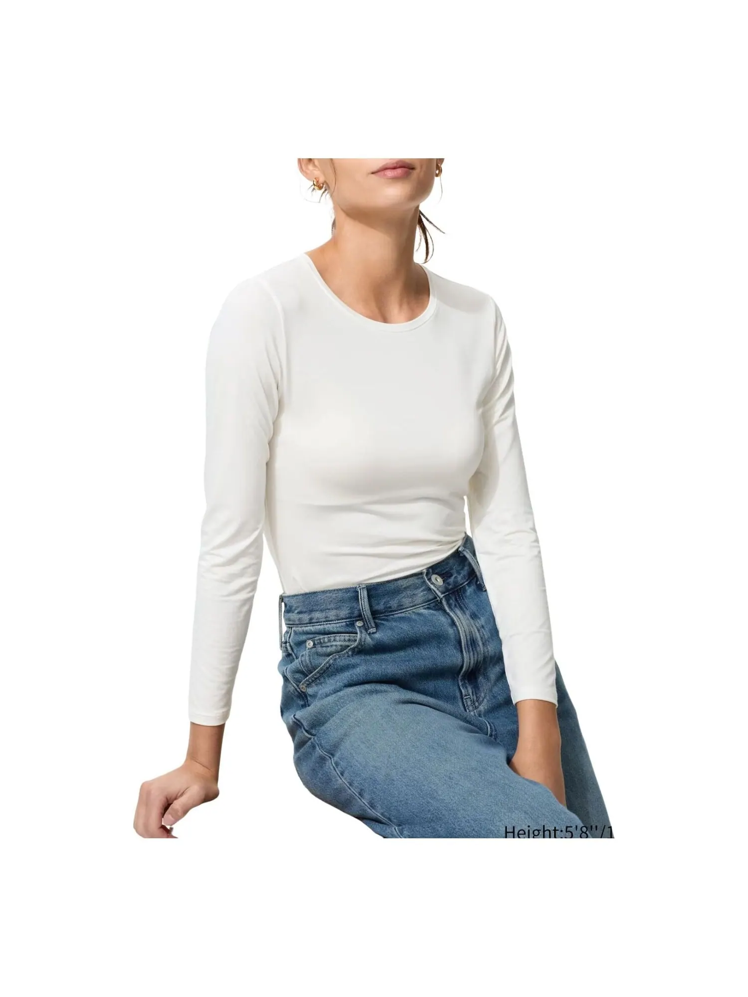 (WMNS) Футболка UNIQLO HEATTECH с круглым вырезом