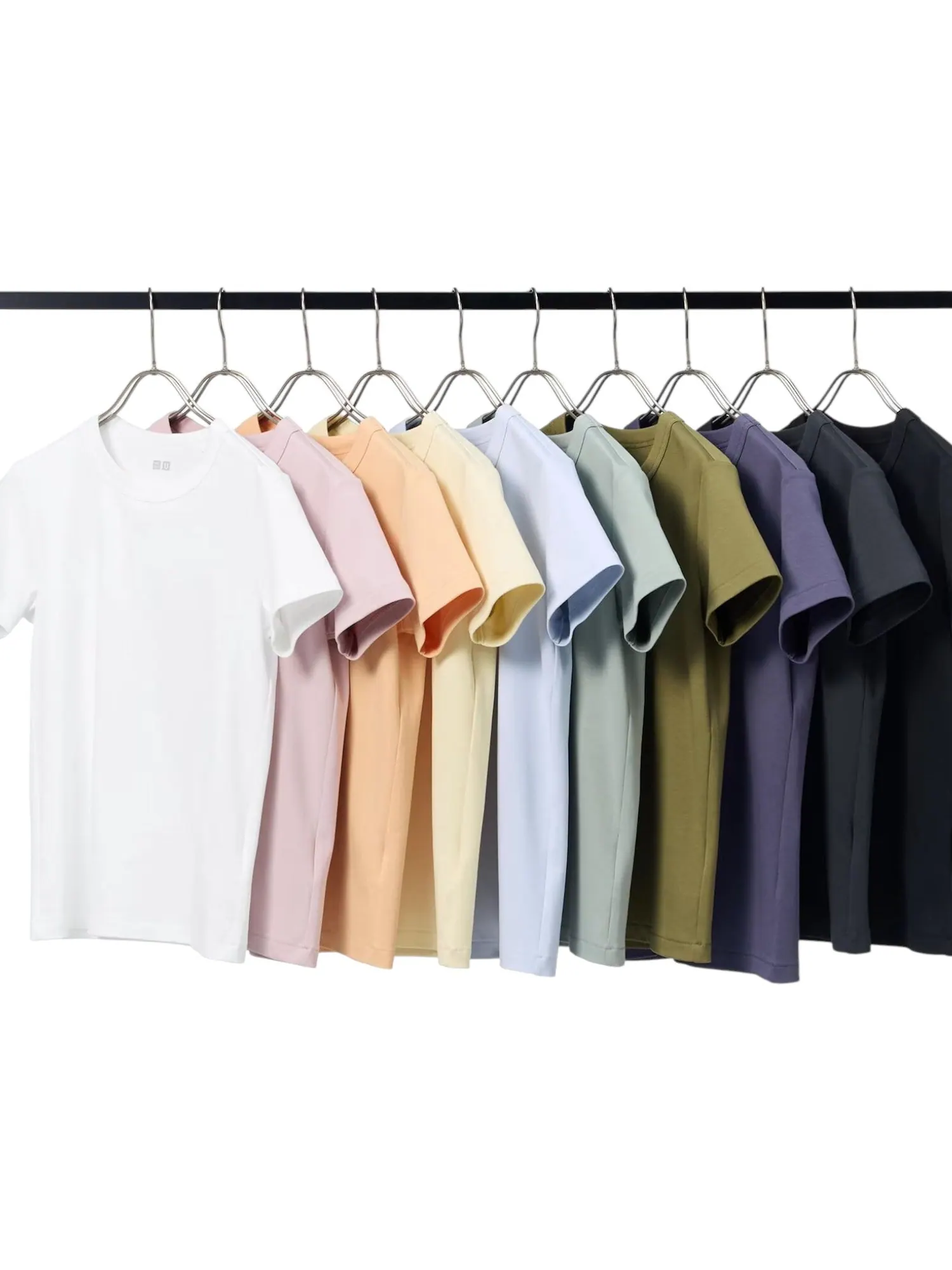 (WMNS) Футболка UNIQLO с круглым вырезом — изображение 2 из 2, белый