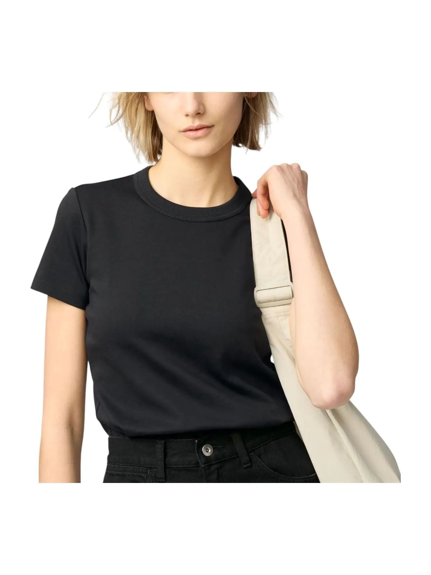 (WMNS) Футболка UNIQLO с круглым вырезом