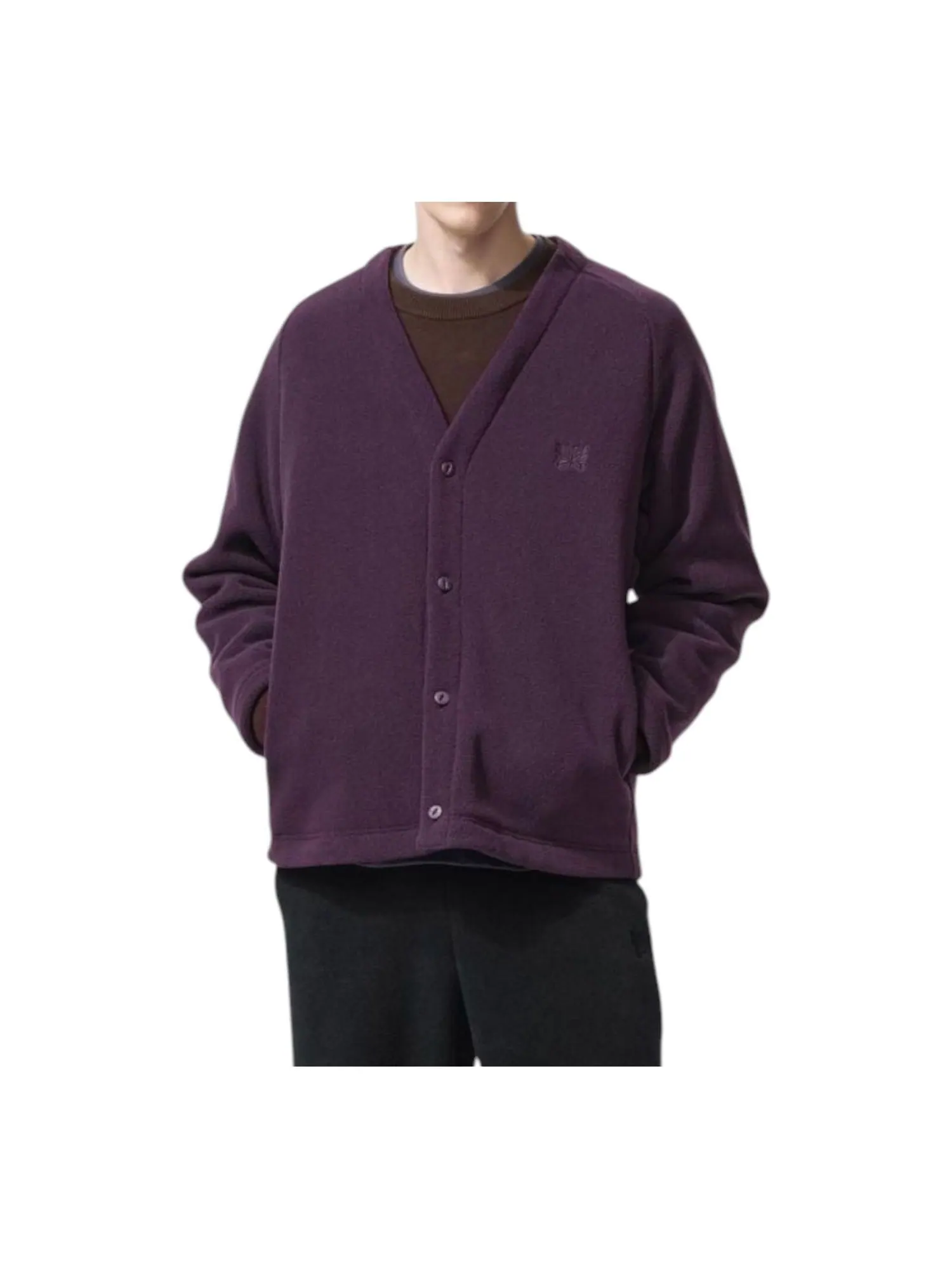 Кардиган Uniqlo x Needles Oversized Cardigan 'Purple'