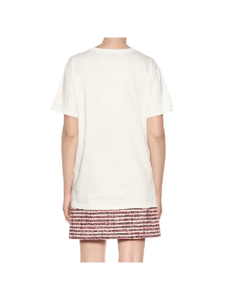 Футболка Gucci Guccy Series Cotton Short Sleeves Unisex — изображение 4 из 4, бежевый