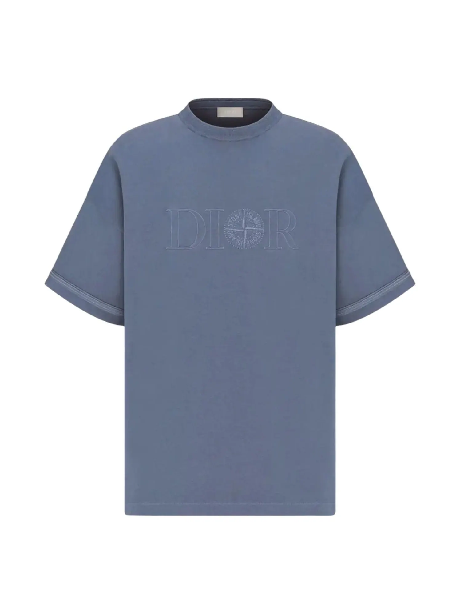 Футболка Dior x Stone Island T-Shirt 'Blue'