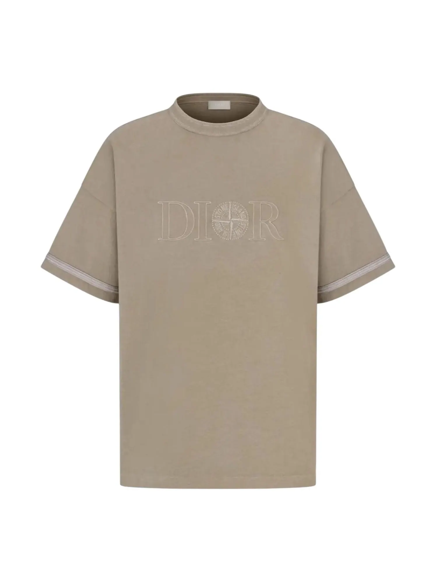 Футболка Dior x Stone Island T-Shirt 'Brown'