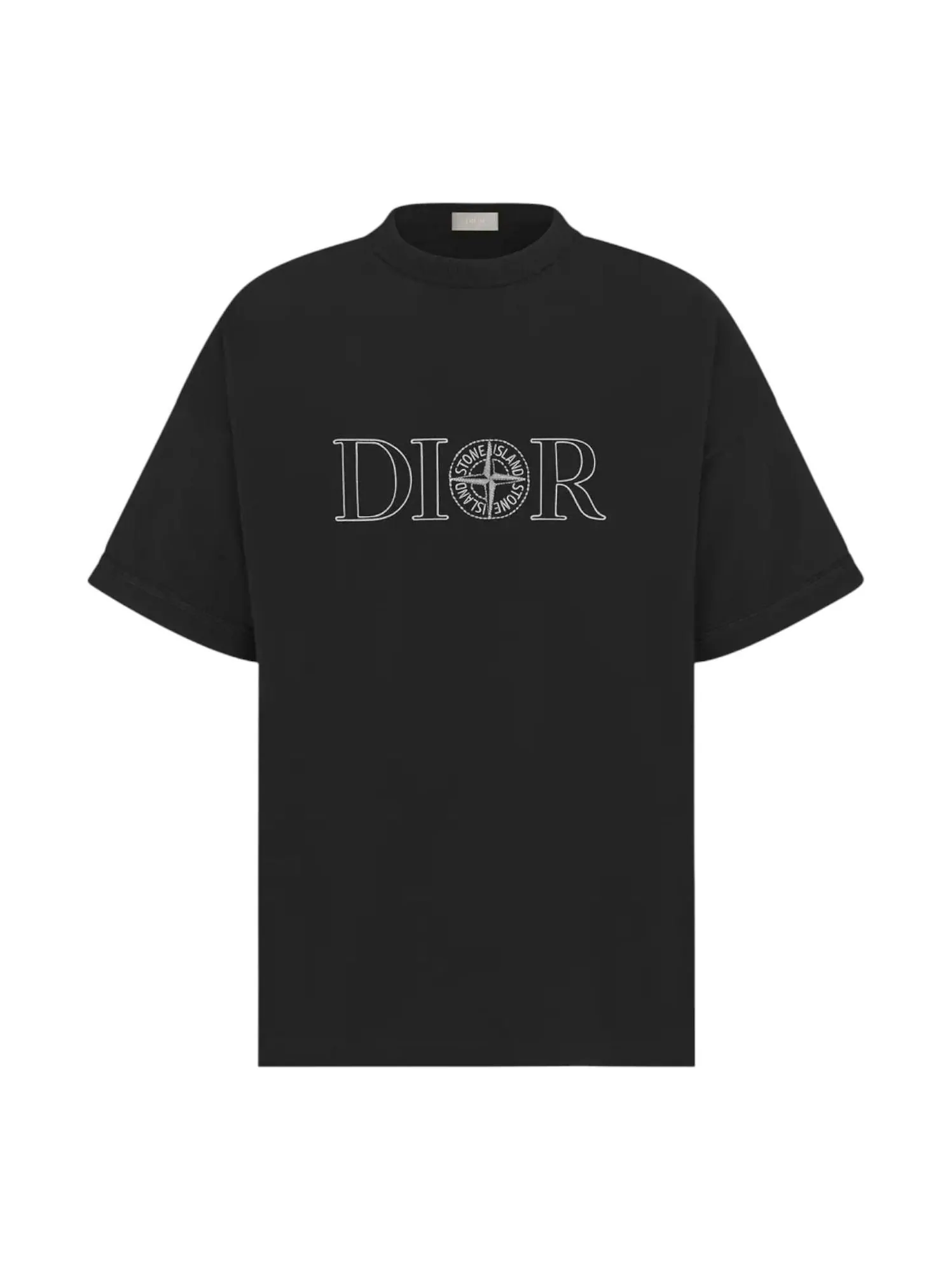 Футболка Dior x Stone Island T-Shirt 'Black'