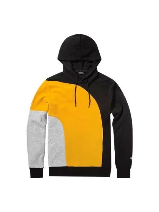 Толстовка outdoor soft knit couple style 'yellow' The North Face — изображение 1 из 4, желтый/черный/серый