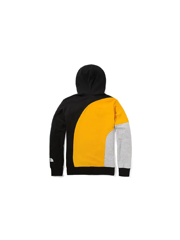 Толстовка outdoor soft knit couple style 'yellow' The North Face — изображение 2 из 4, желтый/черный/серый