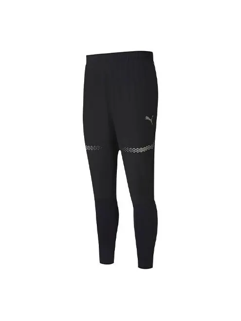Брюки runner id tapered pants 'black' Puma — изображение 1 из 4, черный/серый