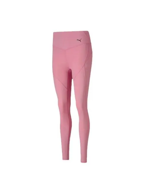 Леггинсы (WMNS) PUMA Studio Porcelain Full Leggings 'Pink' — изображение 1 из 4, розовый