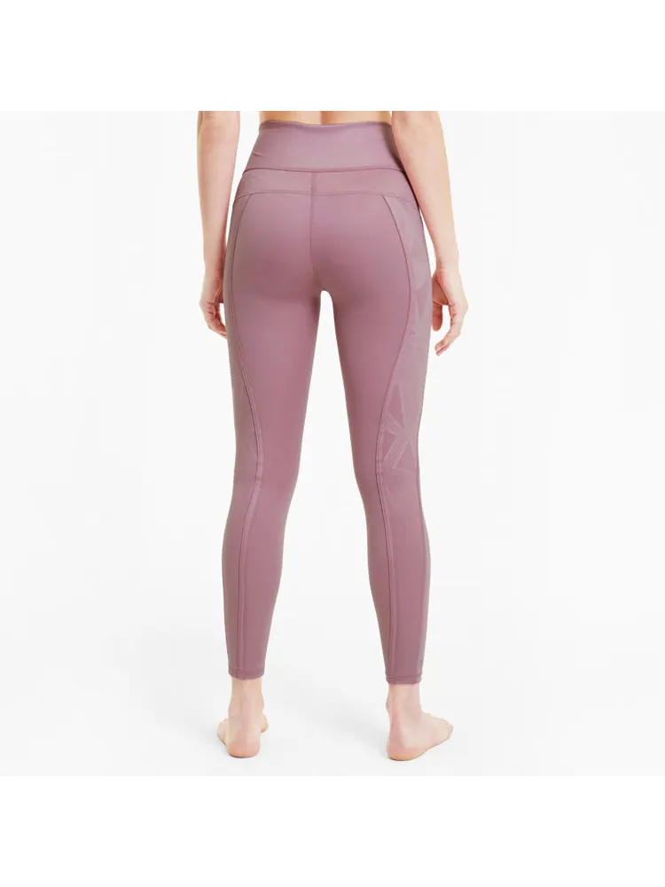 Леггинсы (WMNS) PUMA Studio Porcelain Full Leggings 'Pink' — изображение 4 из 4, розовый