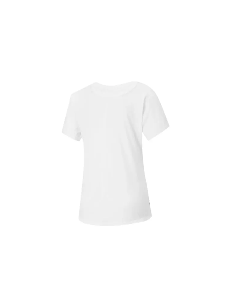 Джерси (WMNS) PUMA Cat Logo Train Favorite Jersey 'White' — изображение 2 из 2, белый