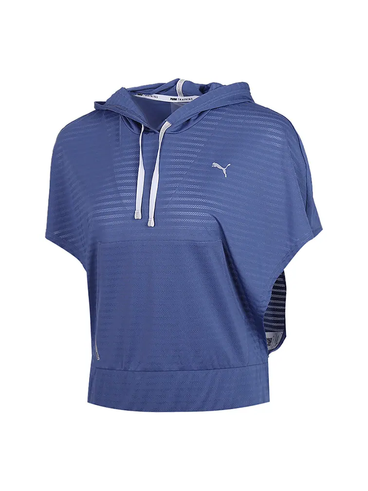 Топ (WMNS) PUMA Neo-Future Hooded Top 'Blue' — изображение 1 из 4, синий