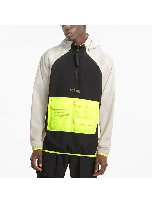 Куртка x first mile train woven utility jacket 'multicolor' Puma — изображение 3 из 4, мульти