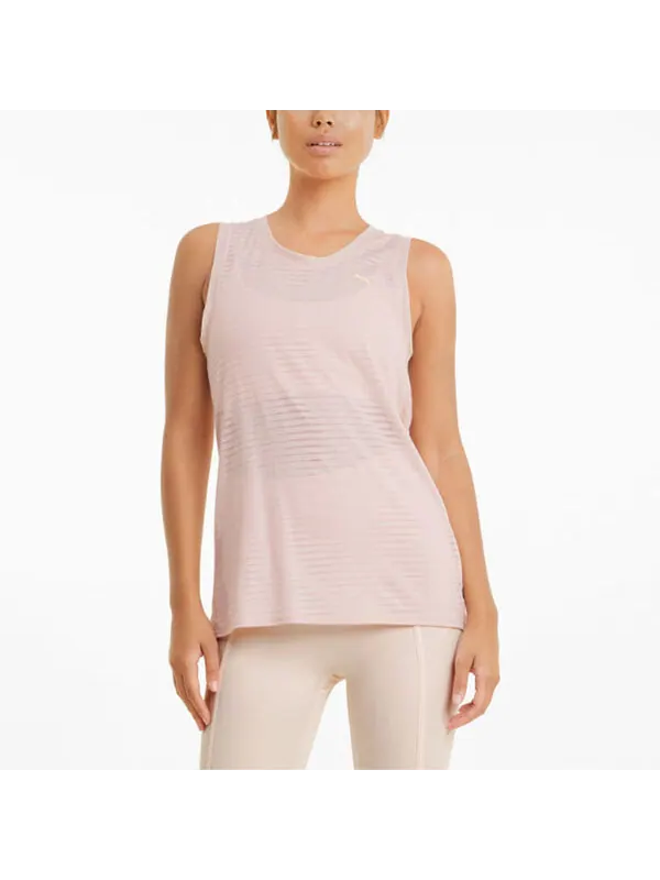 Жилет studio burnout training tank top 'pink' Puma — изображение 4 из 4, розовый