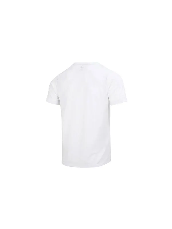 Футболка training logo t-shirt 'white' Puma — изображение 2 из 4, белый/серый