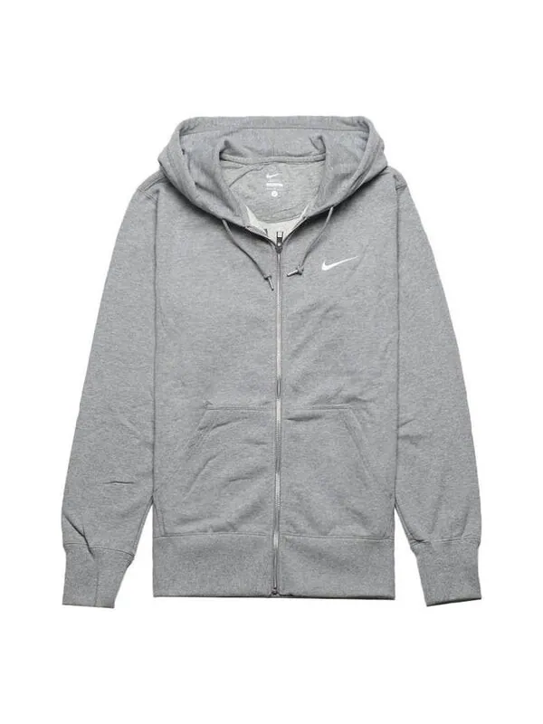 Толстовка Nike Classic Full-Zip Hoodie 'Grey' — изображение 1 из 2, серый