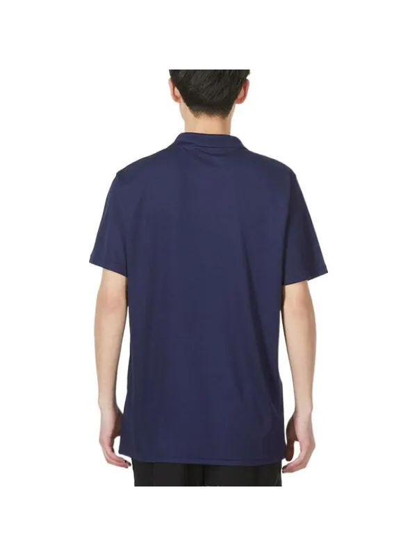 Футболка performance polo shirt 'navy' Puma — изображение 4 из 4, темно-синий