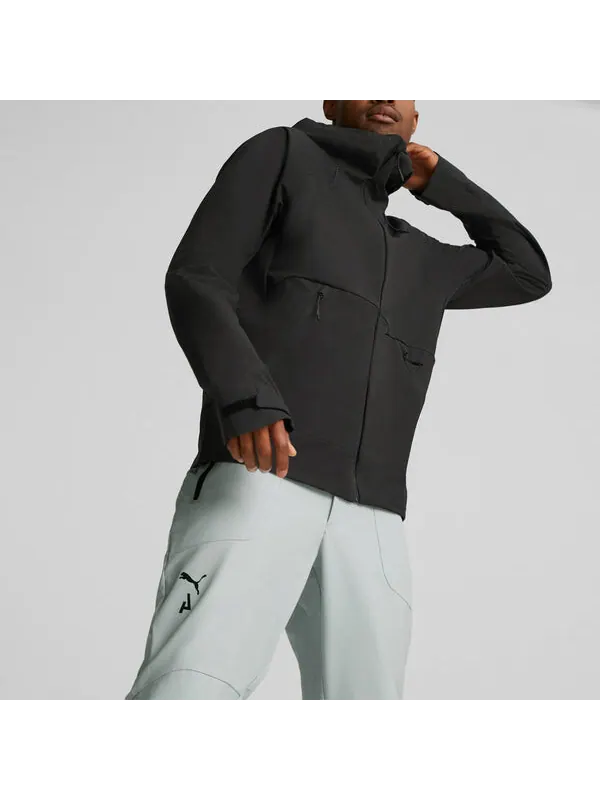 Куртка seasons raincell jacket 'black' Puma — изображение 4 из 4, черный