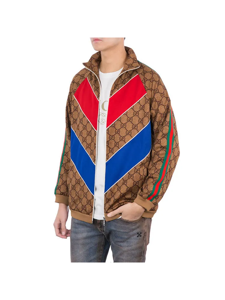 Куртка Gucci GG Plain Knit Jacket, мужская — изображение 5 из 7, коричневый