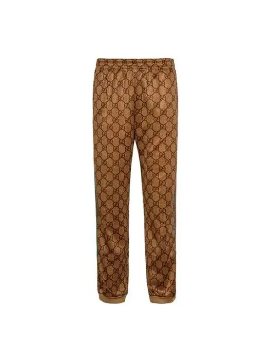 Брюки Gucci Technical Jersey Jogging Pant — изображение 1 из 4, коричневый