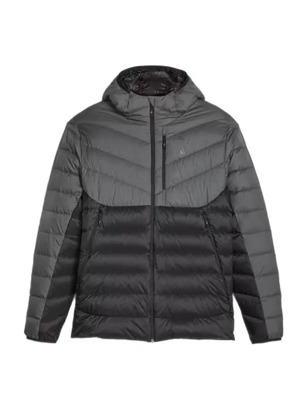 Куртка seasons down jacket 'black' Puma — изображение 1 из 4, черный/серый