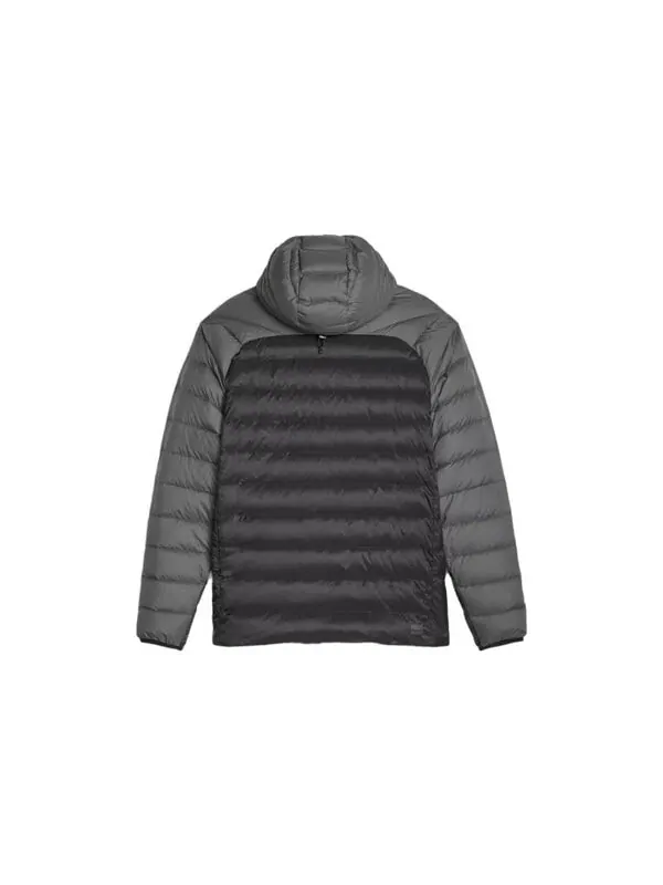 Куртка seasons down jacket 'black' Puma — изображение 2 из 4, черный/серый