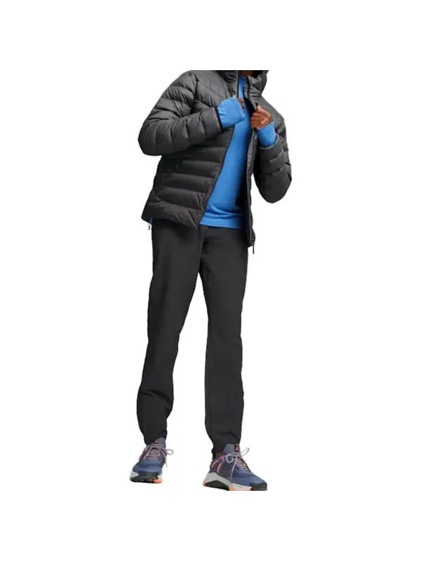 Куртка seasons down jacket 'black' Puma — изображение 3 из 4, черный/серый
