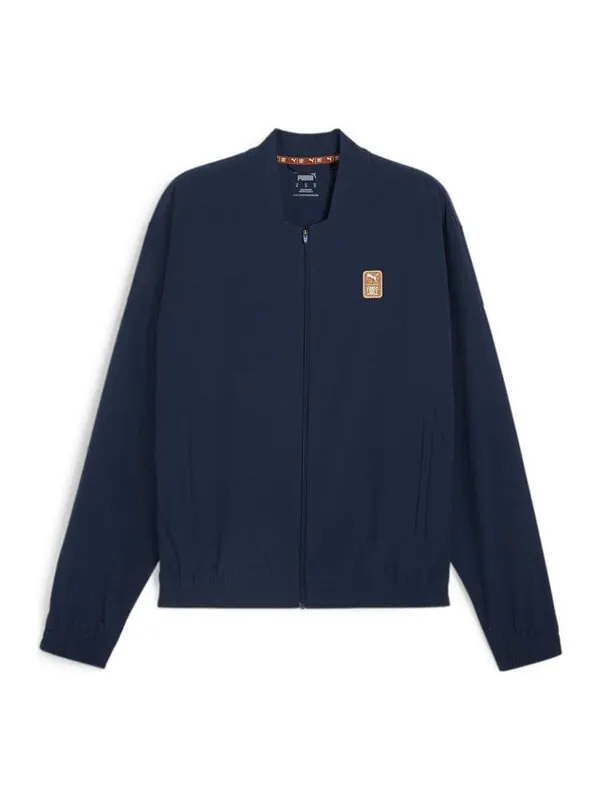 Куртка x first mile running jacket 'navy' Puma — изображение 1 из 2, темно-синий