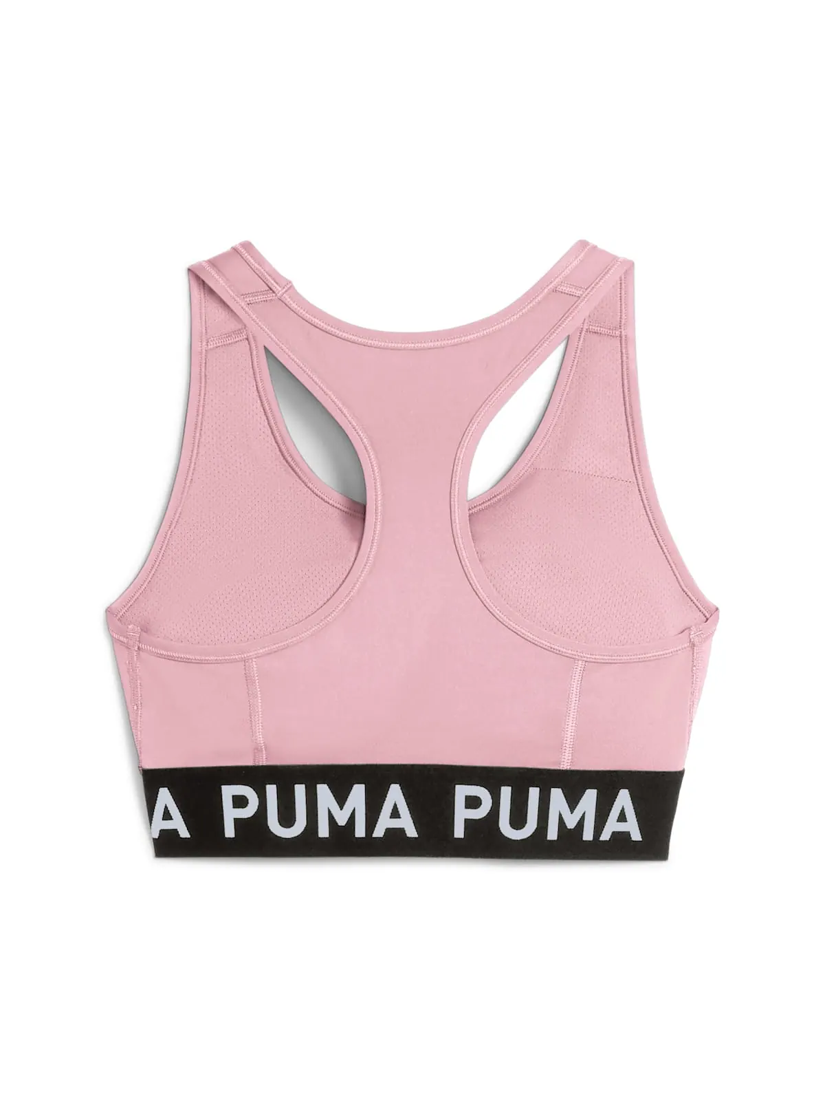 (WMNS) Спортивный бюстгальтер Puma 4Keeps Ribbed Mid-Impact — изображение 2 из 2, розовый